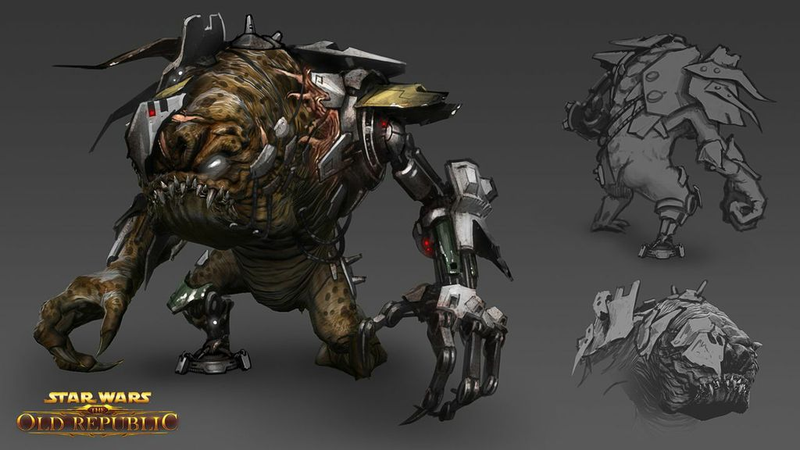 Illustration for article titled Cyborg Rancor mount coming to Star Wars: The Old Republic
